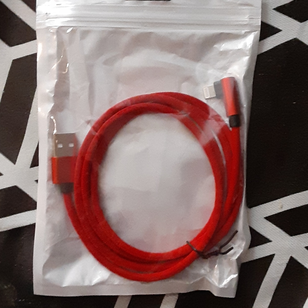 3 ft angled iPhone charger